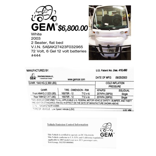 GEM 2003 $6,800.00 negotiable. 