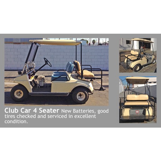 Club Car 4 Seater