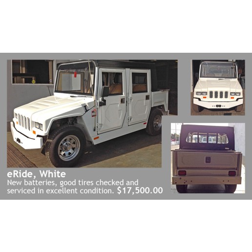 eRide, White $17,500.00