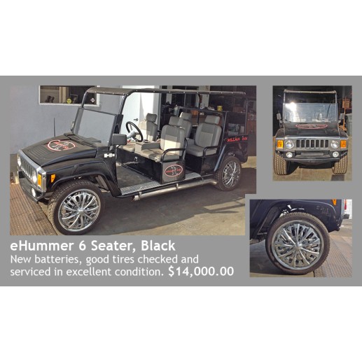 eHummer 6 Seater $14,000.00